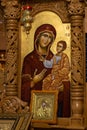 Orthodox Icon on Iconostasis Royalty Free Stock Photo