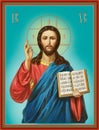 Orthodox icon of Jesus Christ. Lord Almighty