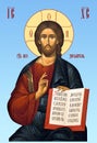 Orthodox icon of Jesus Christ. Lord Almighty