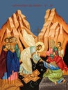 Orthodox icon of the Resurrection of Jesus Christ. Easter