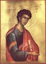 Orthodox icon of St. Thomas the Apostle Royalty Free Stock Photo