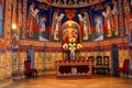 Orthodox icons in the Saint Ana-Rohia Monastery.