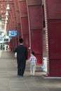 An orthodox with a small child