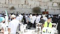 Sukkot in Jerusalem. Kotel Maaravi old town