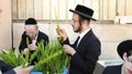 Sukkot in Jerusalem. Etrog & Lulav adasa Rabbi