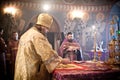 Orthodox liturgy with bishop