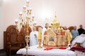 Orthodox liturgy in the Cathedral of the Assumption of the Blessed Virgin Mary