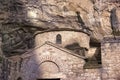 Orthodox monastery enclosed by Davelis cave