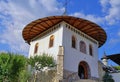 Orthodox church - Monastery Bujoreni - landmark attraction in Vaslui County, Romania Royalty Free Stock Photo