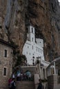 Orthodox Monastery Ostrog in Montenegro Royalty Free Stock Photo