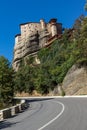 Orthodox Monastery of Rousanou in Meteora, Greece Royalty Free Stock Photo