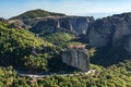 Orthodox Monastery of Rousanou in Meteora, Thessaly, Greece Royalty Free Stock Photo