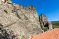 Orthodox Monastery of St. Nicholas Anapausas in Meteora, Greece Royalty Free Stock Photo