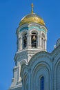 Orthodox Naval cathedral of St. Nicholas in Kronstadt, near Saint-Petersburg, Russia Royalty Free Stock Photo