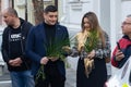 Orthodox Palm Sunday Procession, Bucharest, Romania