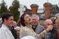 Orthodox priest during Easter ceremony