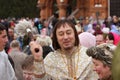 Orthodox priest during Easter ceremony