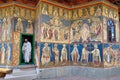 Orthodox priest at the Petru Voda Monastery, Romania