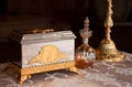 Orthodox religious objects Royalty Free Stock Photo