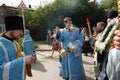 Orthodox religious procession Royalty Free Stock Photo