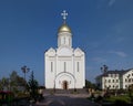 Orthodox temple buildings Royalty Free Stock Photo