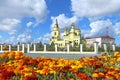 Orthodox St. Nicholas Church in the city of Nadym in Northern Siberia Royalty Free Stock Photo