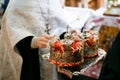 Orthodox wedding ceremonial crown ready for a crowning ceremony Royalty Free Stock Photo