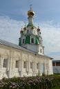 Orthodox women's monastery in Yaroslavl on the Volga left Bank. Royalty Free Stock Photo