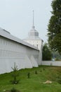 Orthodox women's monastery in Yaroslavl on the Volga left Bank. Royalty Free Stock Photo