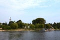 Orthodox women's monastery in Yaroslavl on the Volga left Bank. Royalty Free Stock Photo