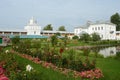 Orthodox women's monastery in Yaroslavl on the Volga left Bank. Royalty Free Stock Photo