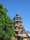 Orthodoxal old wooden church Royalty Free Stock Photo