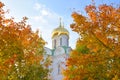 Orthodoxy cathedral of St. Catherine in Tsarskoye Selo. Royalty Free Stock Photo