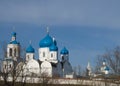 Orthodoxy monastery is in Bogolyubovo