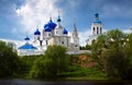 Orthodoxy monastery at Bogolyubovo in summer Royalty Free Stock Photo