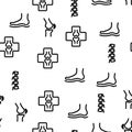 Orthopedic Collection Vector Seamless Pattern