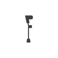 Orthopedic crutch vector icon