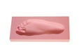 Orthopedic foam mold footprint medical footprint foam block