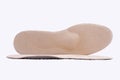 Orthopedic insoles for shoes. insoles for shoes on a white background