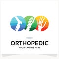 Orthopedic Logo Design Template Inspiration Royalty Free Stock Photo