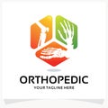 Orthopedic Logo Design Template Inspiration Royalty Free Stock Photo