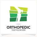 Orthopedic Logo Design Template Inspiration Royalty Free Stock Photo