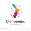 Orthopedic Logo Design Template Royalty Free Stock Photo