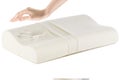 Orthopedic Pillow with a Memory Effect. Medical treatment pillow for sleep. Comfort Memory Pillow under the head with a recess und