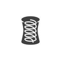 Orthopedic spring vector icon