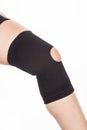 Orthopedic support for the knee Royalty Free Stock Photo