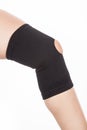 Orthopedic support for the knee Royalty Free Stock Photo