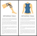 Orthopedic Tools Collection Vector Illustration