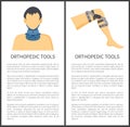 Orthopedic Tools Posters, Vector Illustration