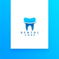 orthopedics dental care tooth logo business template